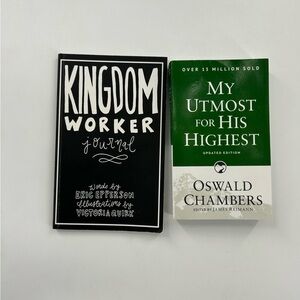 Kingdom Worker Journal and My Utmost for His Highest Book Set